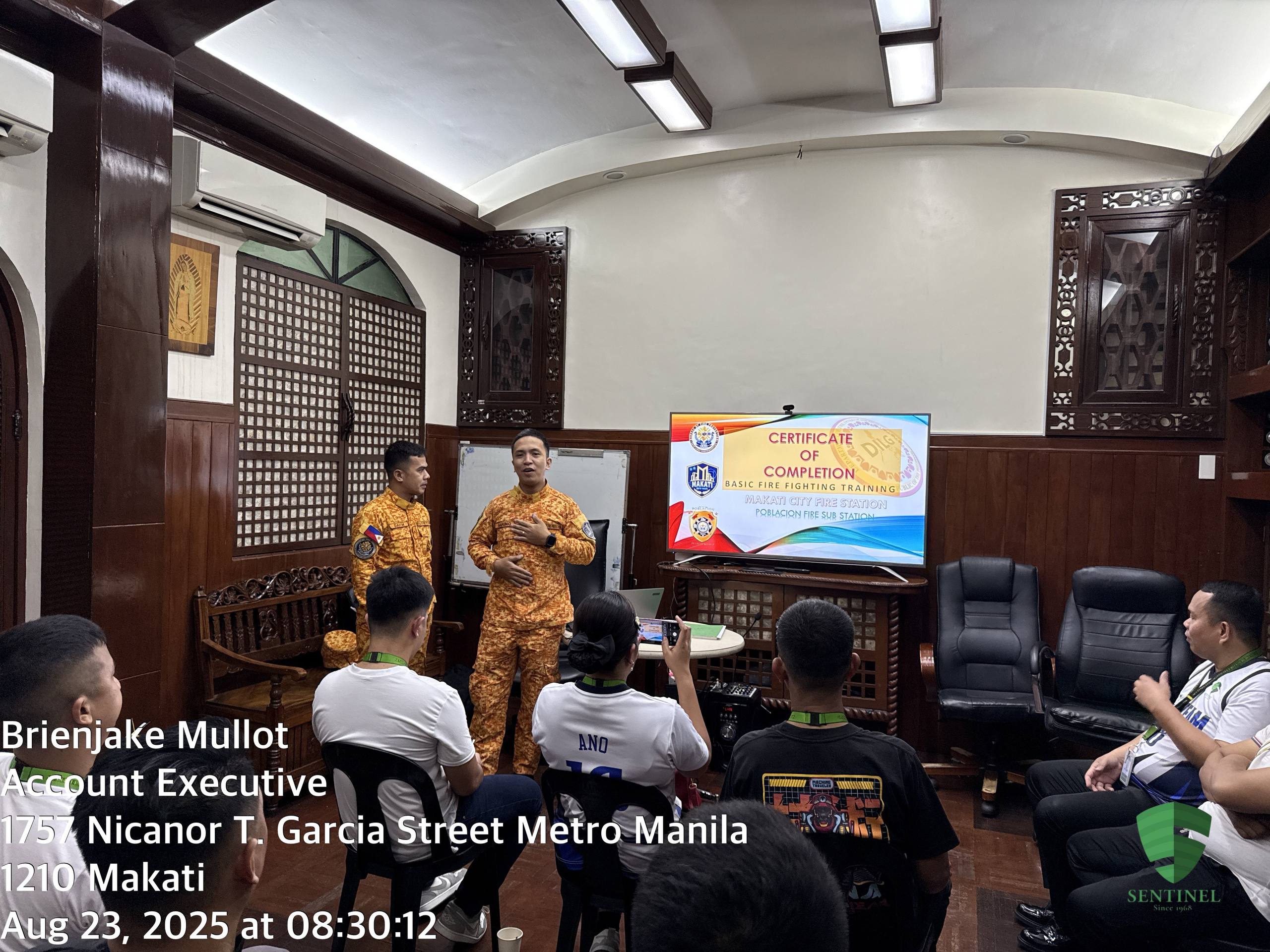 Basic Safety Orientation conducted